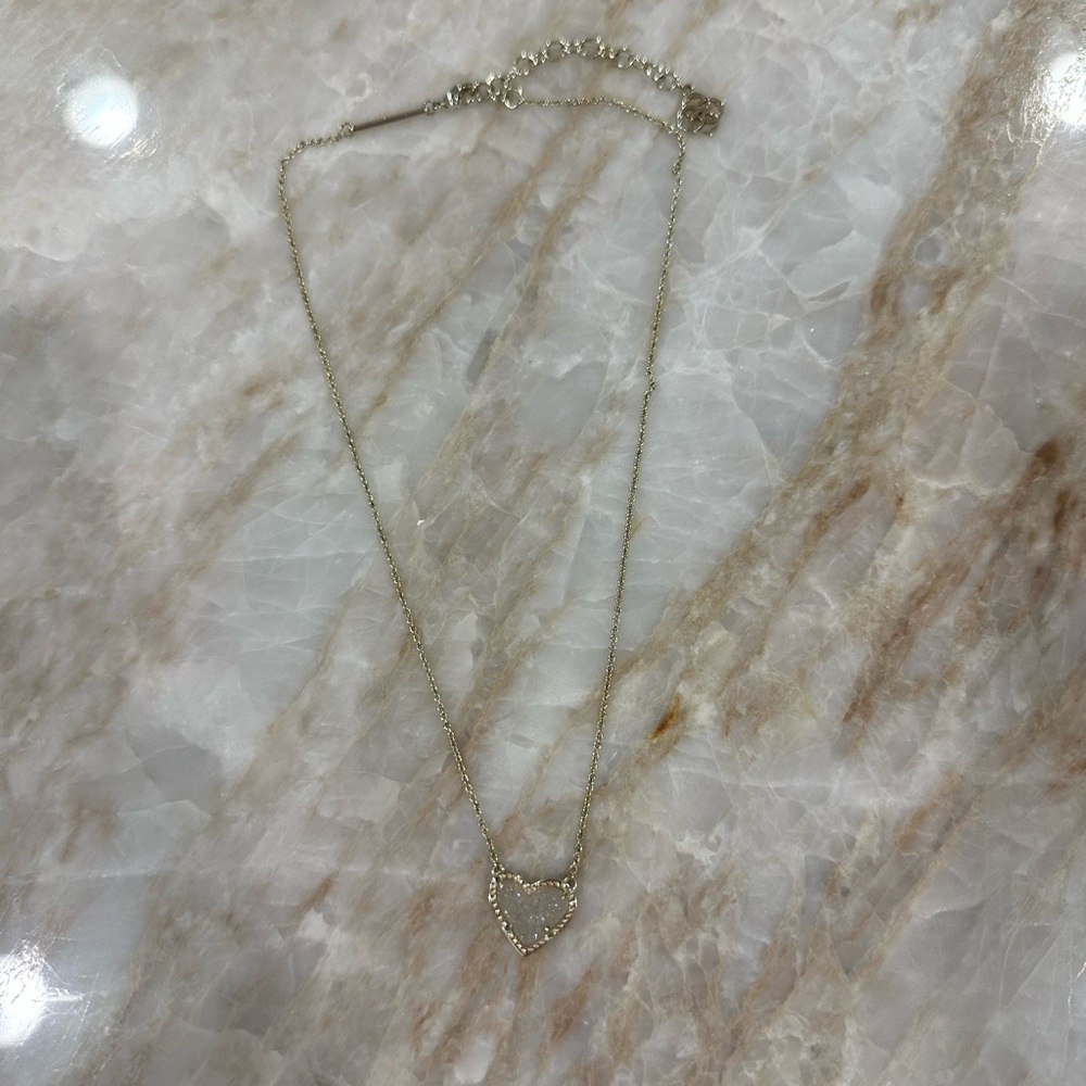 Kendra Scott Gold Heart Necklace